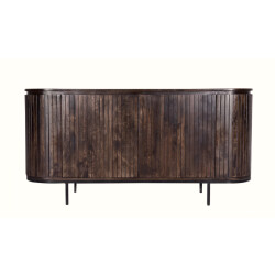Livingfurn dressoir noor walnut 170cm mangohout / gecoat staal