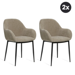 Multifurn 2x eetkamerstoel zara -