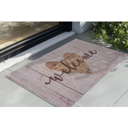 Muratap Wasbare deurmat binnen – welcome – anti-slip & absorberend, voor hal of entree -