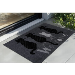 Muratap Wasbare deurmat binnen – welcome – anti-slip & absorberend, voor hal of entree -