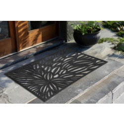 Muratap Lagos rubber deurmat buitenmat – slijtvast & 100% rubber- 45x75 cm