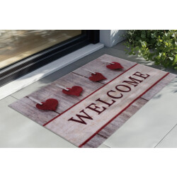 Muratap Wasbare deurmat binnen – welcome – anti-slip & absorberend, voor hal of entree -