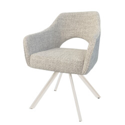 Livingfurn eetkamerstoel helen sand naturel set van 2