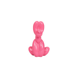 House Vitamin Ornament pooping balloon dog ceramic pink 24x9x14cm