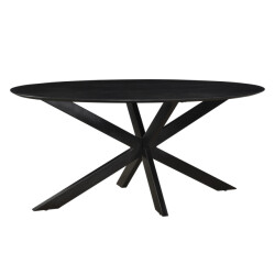 Livingfurn eetkamertafel oslo ovaal acasia hout 180 cm -