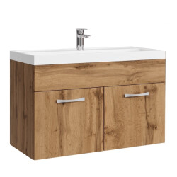 Badplaats Badkamermeubel set paso 01 80 x 40 cm - badmeubel met wastafel