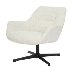 Livingfurn fauteuils daphne sand - stof