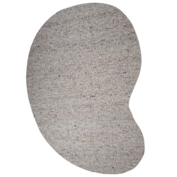 Veer Carpets Vloerkleed stone donker 417 organisch 200 x 280 cm