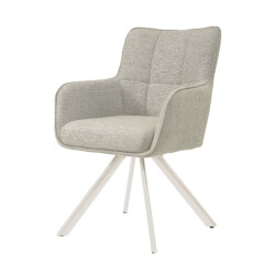 Livingfurn eetkamerstoel tori sand naturel set van 2