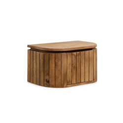 Multifurn Mokka nachtkastje hangend