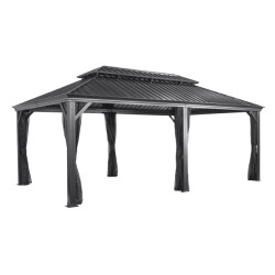 Sojag Paviljoen pergola messina 363x598x307 cm antraciet