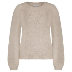 Red Button Sweater stone
