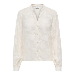 Jacqueline de Yong Jdygrace ls v-neck shirt wvn ecru