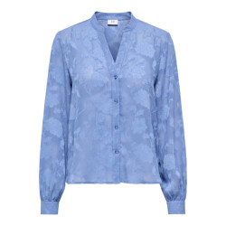 Jacqueline de Yong Jdygrace ls v-neck shirt wvn licht