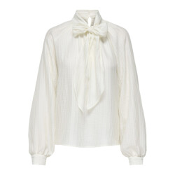 Jacqueline de Yong Jdynorma ls bow top wvn off-white