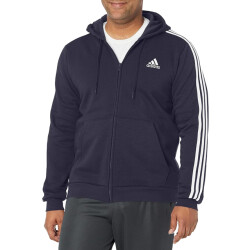 Adidas Heren essentials 3 stripes fleece hoodie