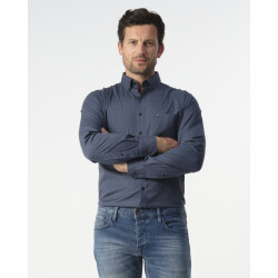 Campbell casual overhemd met lange mouwen
