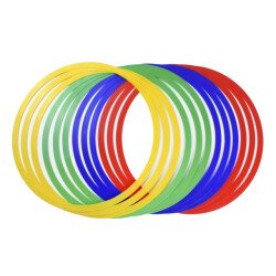 SMJ Sport Plastic hoepels (set van 12)