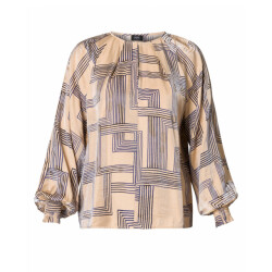 Yesta Top korte mouw a005714 fleur