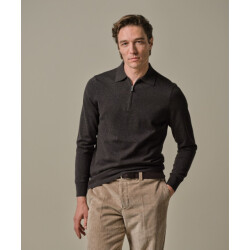 Profuomo Ppwj30012c h heren polo trui met halfzip - profu