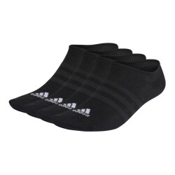 Adidas Unisex no show dunne sokken voor volwassenen (set van 3)