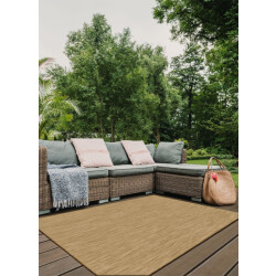 Muratap Brussels uni buitenkleed – vierkant effen indoor & outdoor vloerkleed –