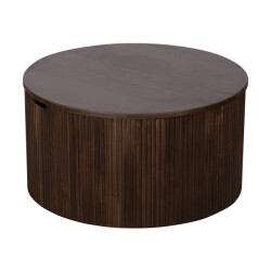 Lewis & Loft Salontafel lonne fsc® mangohout ⌀70cm walnoot