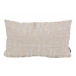 NOVÉE Sierkussen taupe coffee chenille | 30 x 50 cm | polyester