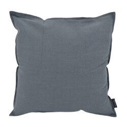 NOVÉE Sierkussen washed linen dark grey | 45 x 45 cm | katoen/linnen