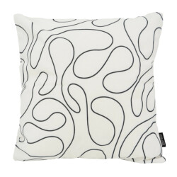 Gek op kussens! Sierkussen lines abstract outdoor | 45 x 45 cm | katoen/polyester
