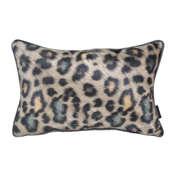 NOVÉE Sierkussen velvet colorful leopard | 30 x 50 cm | velvet/polyester