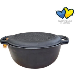 Maysternya Gietijzeren dutch oven 5 liter zwart