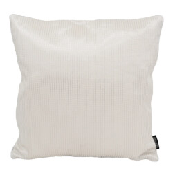 Gek op kussens! Rohan white / silver | 45 x 45 cm | kussenhoes | polyester