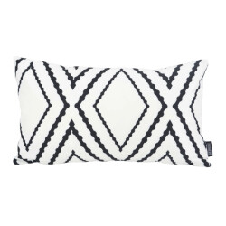 Gek op kussens! Yana white long | 30 x 50 cm | kussenhoes | katoen/polyester