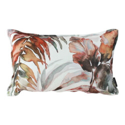 Gek op kussens! Jacquard leaves | 30 x 50 cm | kussenhoes | polyester