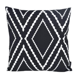 Gek op kussens! Yana black | 45 x 45 cm | kussenhoes | katoen/polyester