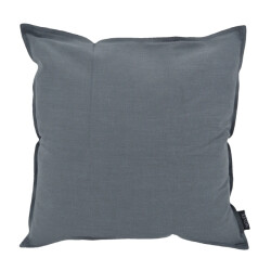 NOVÉE Washed linen dark grey | 45 x 45 cm | kussenhoes | katoen/linnen
