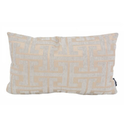 NOVÉE Taupe coffee chenille | 30 x 50 cm | kussenhoes | polyester