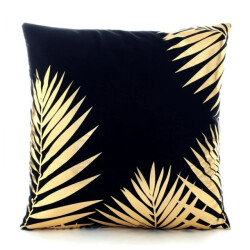 Gek op kussens! Sierkussen golden palm | 45 x 45 cm | katoen/polyester