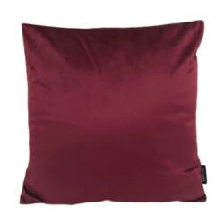Gek op kussens! Sierkussen velvet wijn | 45 x 45 cm | velvet/polyester