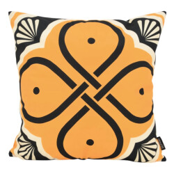Gek op kussens! Ornament tile #5 | 45 x 45 cm | kussenhoes | katoen/polyester