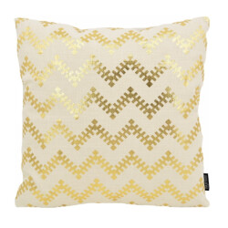 Gek op kussens! Sierkussen lulu gold / natural | 45 x 45 cm | katoen