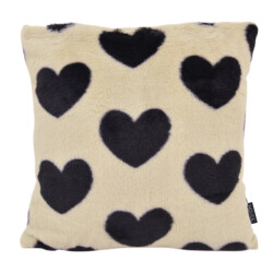NOVÉE Furry hart | 45 x 45 cm | kussenhoes | polyester