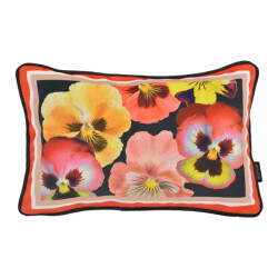 Gek op kussens! Velvet flores long | 30 x 50 cm | kussenhoes | polyester