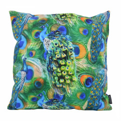 Gek op kussens! Sierkussen peacock birds | 45 x 45 cm | katoen/polyester