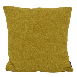 NOVÉE Bouclé mosterd | 45 x 45 cm | kussenhoes | polyester