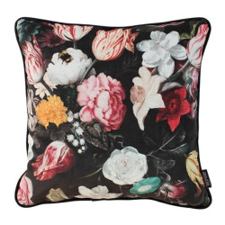 Gek op kussens! Sierkussen velvet flowers | 45 x 45 cm | velvet/polyester