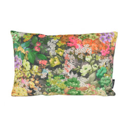 Gek op kussens! Velvet flowers 1 long | 30 x 50 cm | kussenhoes | velvet/polyester