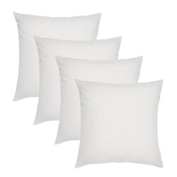 Gek op kussens! Set van 4 stuks binnenkussen 50 x 50 cm dons
