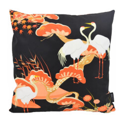 Gek op kussens! Sierkussen kraanvogel #4 | 45 x 45 cm | katoen/polyester